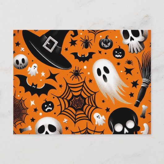 Halloween Postkarte (Vorderseite)