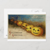 Halloween Postkarte (Vorne/Hinten)