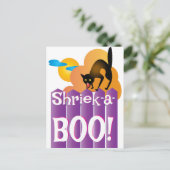 Halloween Postkarte (Stehend Vorderseite)