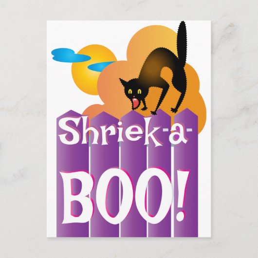 Halloween Postkarte (Vorderseite)