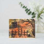 HALLOWEEN POSTKARTE (Stehend Vorderseite)