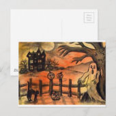 HALLOWEEN POSTKARTE (Vorne/Hinten)