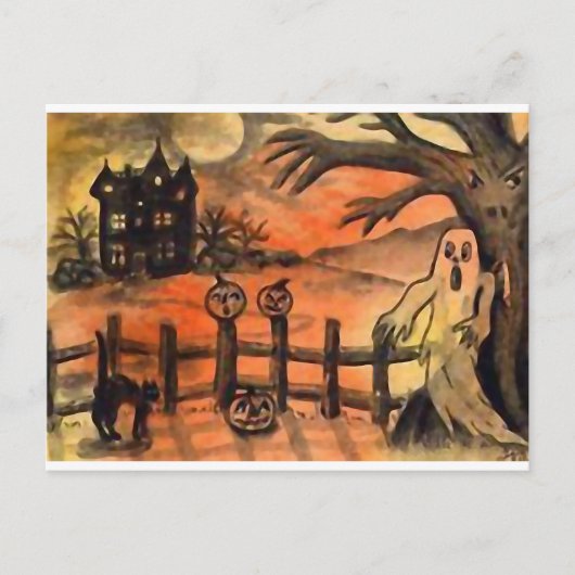 HALLOWEEN POSTKARTE (Vorderseite)