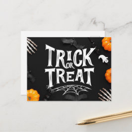 Halloween Postkarte