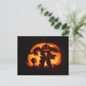 Halloween Postkarte (Stehend Vorderseite)