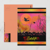 Halloween Postkarte (Vorne/Hinten)