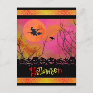 Halloween Postkarte