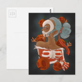 Halloween Postkarte (Vorne/Hinten)