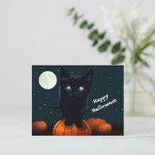 Halloween Postkarte (Stehend Vorderseite)