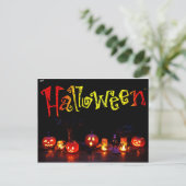Halloween Postkarte (Stehend Vorderseite)