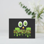 Halloween Postkarte (Stehend Vorderseite)