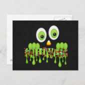 Halloween Postkarte (Vorne/Hinten)