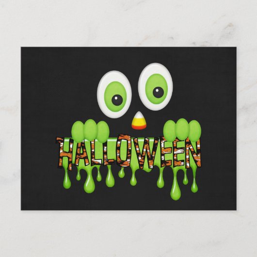 Halloween Postkarte (Vorderseite)