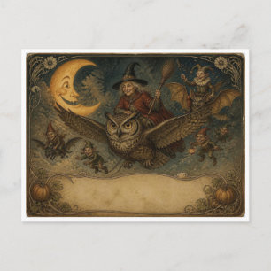 Halloween postkarte