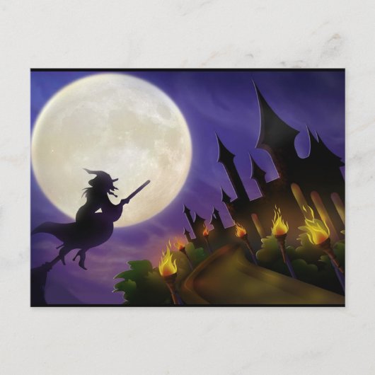 Halloween Postkarte (Vorderseite)