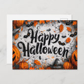 Halloween Postkarte (Vorne/Hinten)