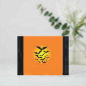 Halloween Postkarte (Stehend Vorderseite)