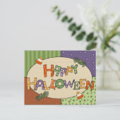 Halloween Postkarte (Stehend Vorderseite)