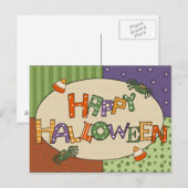 Halloween Postkarte (Vorne/Hinten)