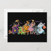 Halloween Postkarte (Vorne/Hinten)