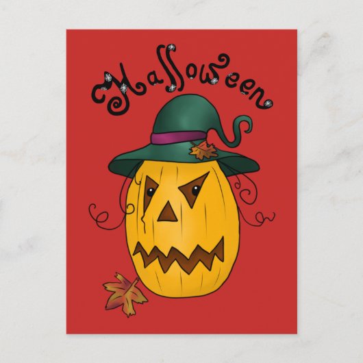 Halloween Postkarte (Vorderseite)