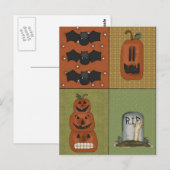 Halloween Postkarte (Vorne/Hinten)