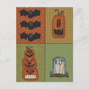 Halloween Postkarte
