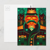 Halloween Postkarte (Vorne/Hinten)