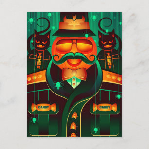 Halloween Postkarte