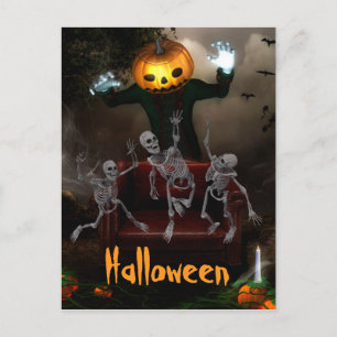 Halloween Postkarte