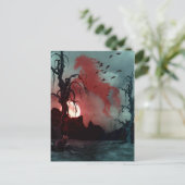 Halloween Postkarte (Stehend Vorderseite)