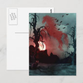 Halloween Postkarte (Vorne/Hinten)