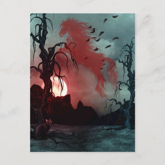 Halloween Postkarte (Vorderseite)