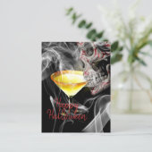 Halloween Postkarte (Stehend Vorderseite)