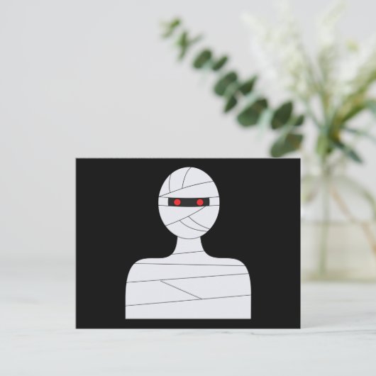 Halloween Postkarte (Stehend Vorderseite)