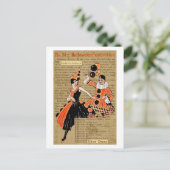 Halloween Postkarte (Stehend Vorderseite)