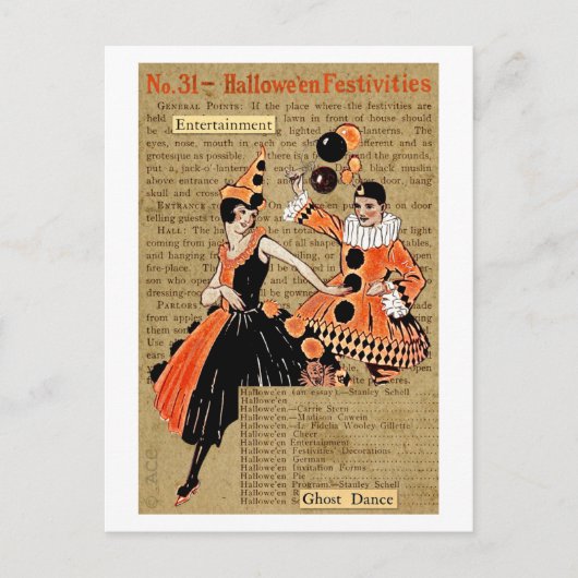 Halloween Postkarte (Vorderseite)