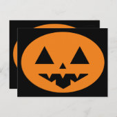 Halloween Postkarte (Vorne/Hinten)