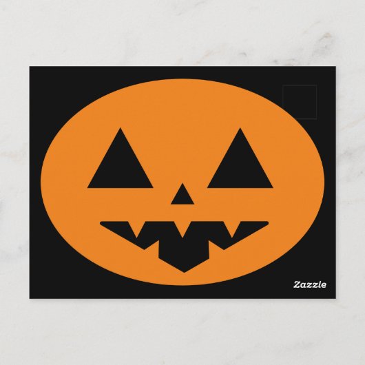 Halloween Postkarte (Rückseite)