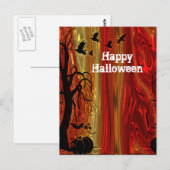 Halloween Postkarte (Vorne/Hinten)
