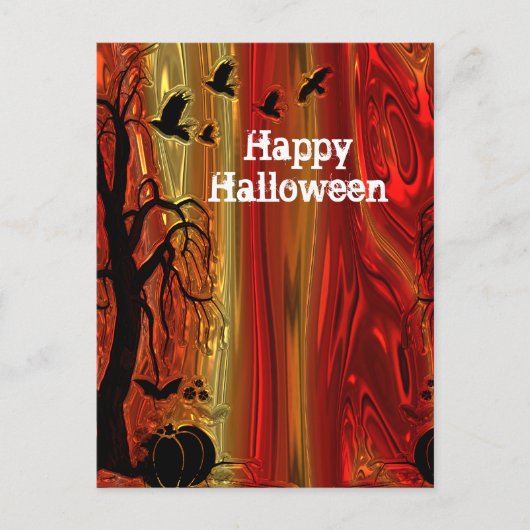 Halloween Postkarte (Vorderseite)