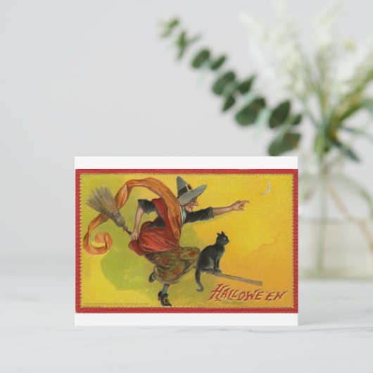 Halloween Postkarte (Stehend Vorderseite)