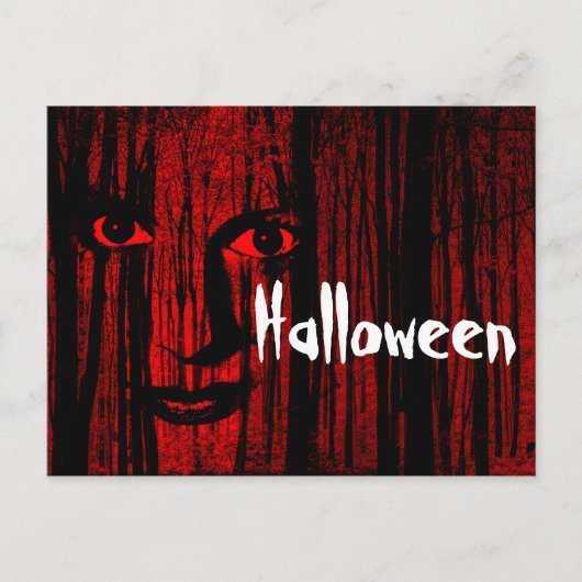 Halloween Postkarte (Vorderseite)