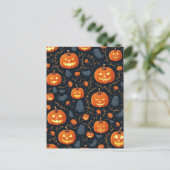 Halloween Postkarte (Stehend Vorderseite)
