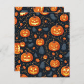 Halloween Postkarte (Vorne/Hinten)