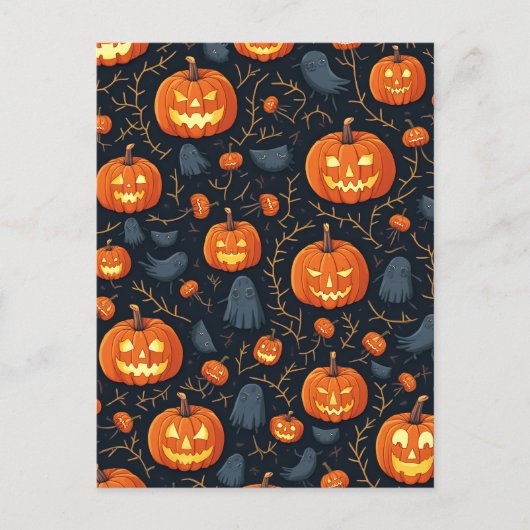 Halloween Postkarte (Vorderseite)