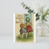 Halloween Postkarte (Stehend Vorderseite)