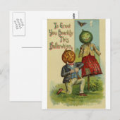 Halloween Postkarte (Vorne/Hinten)