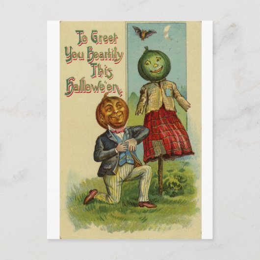 Halloween Postkarte (Vorderseite)