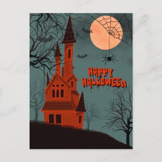 Halloween Postkarte (Vorderseite)